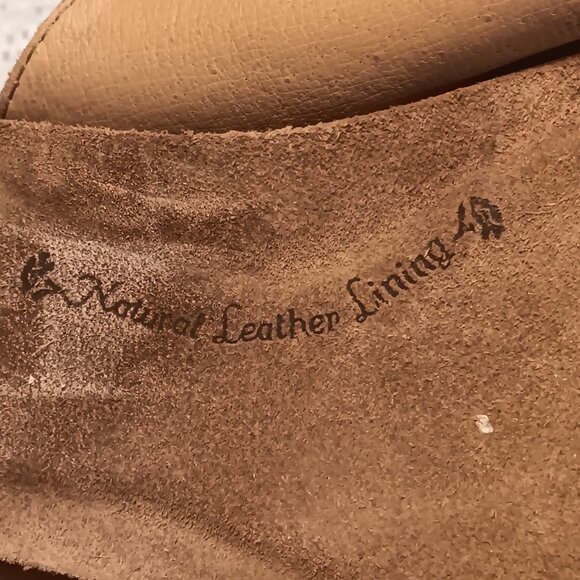 Sofft women's cardinal red suede leather adjustable slide sandals sz 8 Medium - Picture 12 of 15